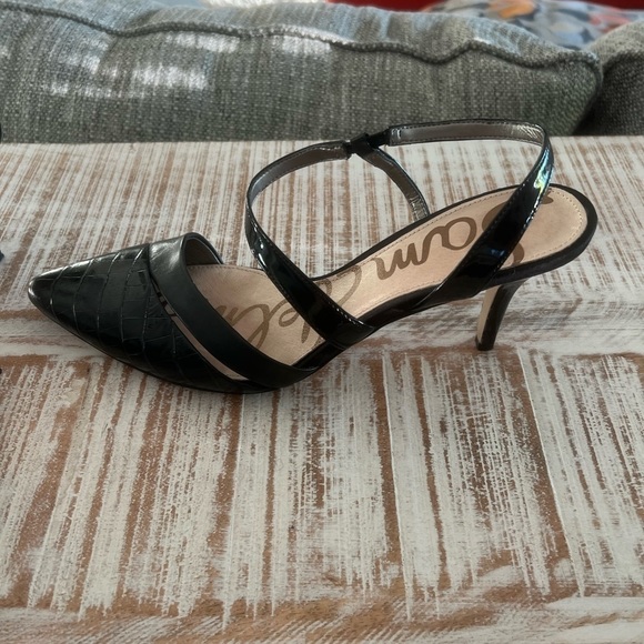 Sam Edelman Shoes - 𝅺SAM Edelman Women’s Black Leather Strappy Heels Size 8M